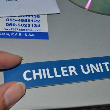 Chiller Unit-Small Sign-Ducting Sign-Chiller Sign-Small Sign Boards-Sign Art Advertising-RAK