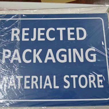 Indoor Sign-Ready for shipping-Delivery in RAK-Sign holders